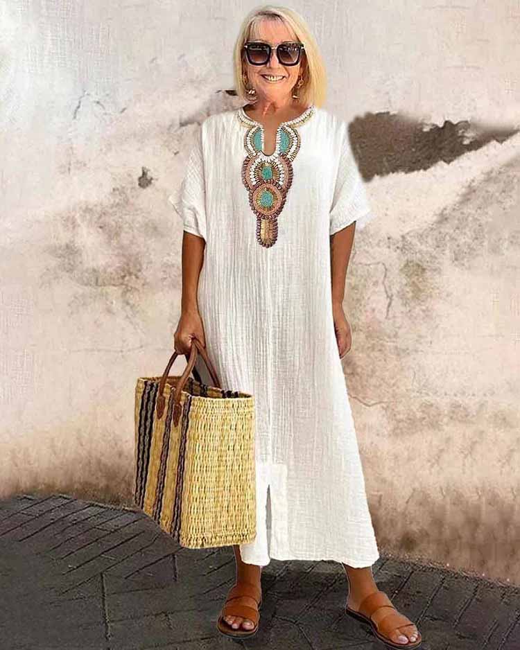 Lailani | Broderet skønhedskjole