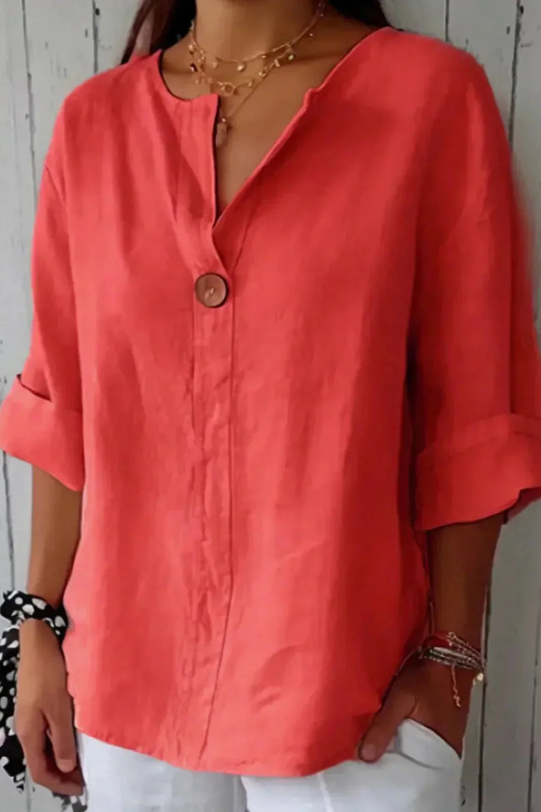 Zamma | Afslappet Linned Top