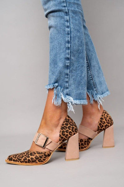 Vittoria™ Leopardprintede Sandaler i Syntetisk Suede