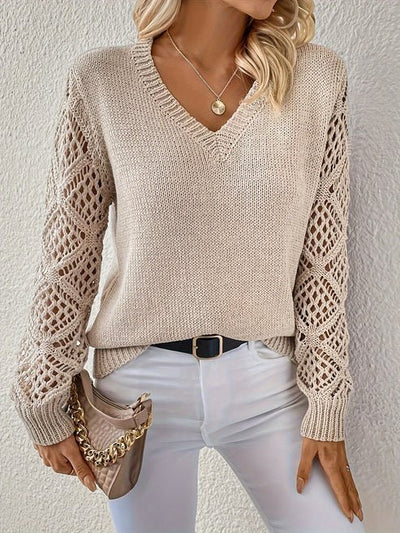 Elizabeth | Blød V-hals Sweater