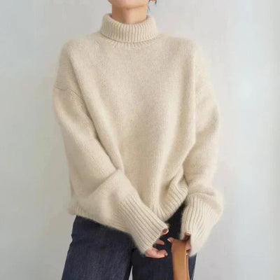 Blød og Elegant Cashmere Turtleneck Sweater