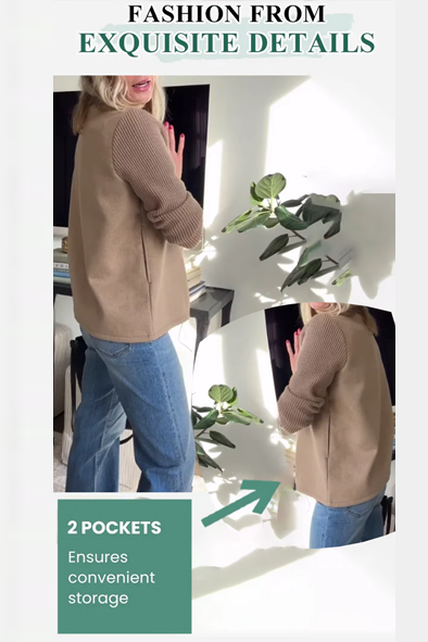 Alesia - Stilfuld Casual Knap Blazer