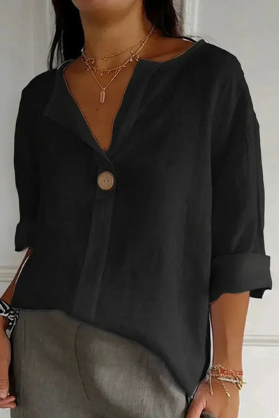 Zamma | Afslappet Linned Top