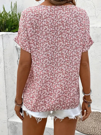 Wolena | Vildblomst Notch Bluse