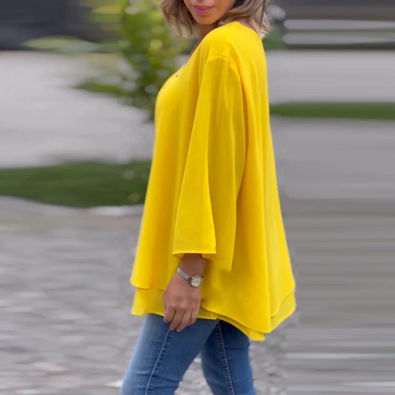 Lorelai | Chiffon Lynlås Bluse