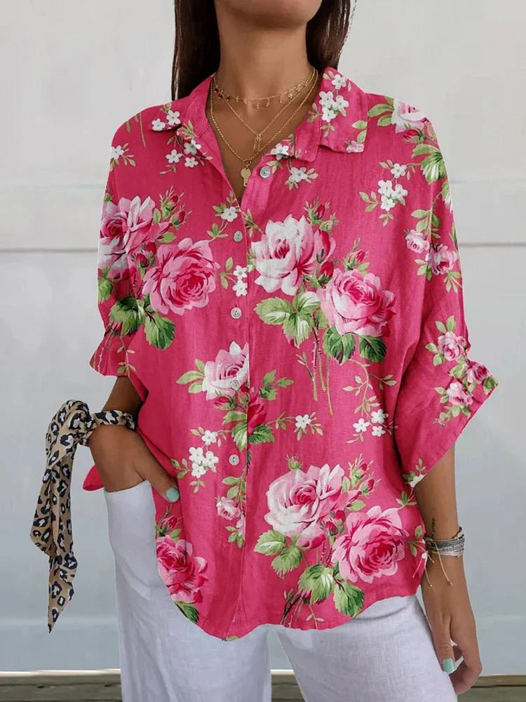 Sofie | Rose Floral Bluse