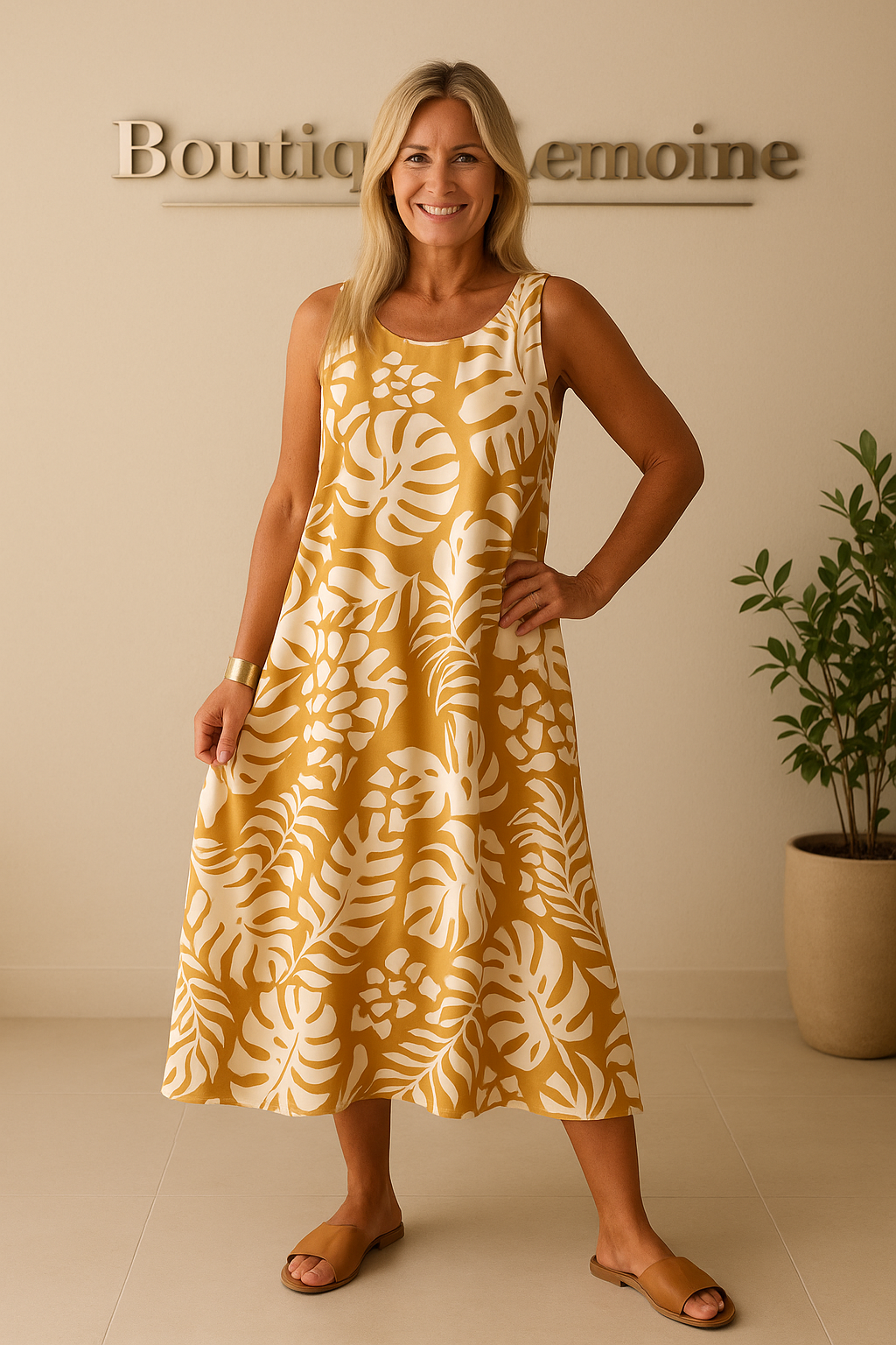 Audrey | Elegant Ærmeløs Kjole
