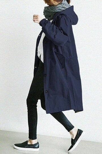 Mandy - Stilfuld Vandtæt Trench Coat