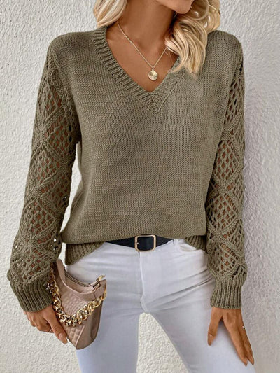 Elizabeth | Blød V-hals Sweater