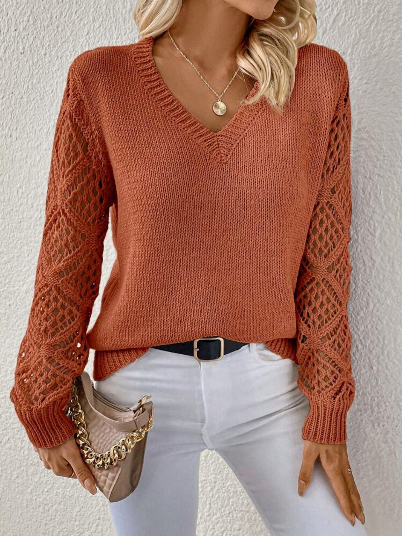 Elizabeth | Blød V-hals Sweater