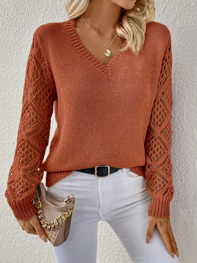 Elizabeth | Blød V-hals Sweater