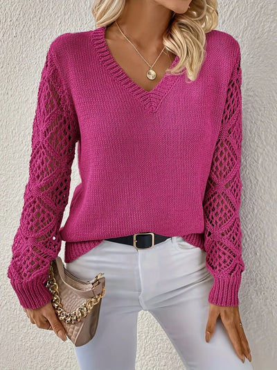 Elizabeth | Blød V-hals Sweater