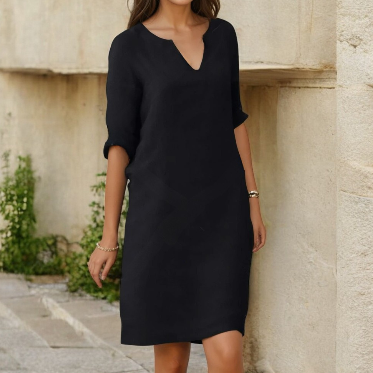 Jacqueline Straight Dress – Chic & Komfortabel