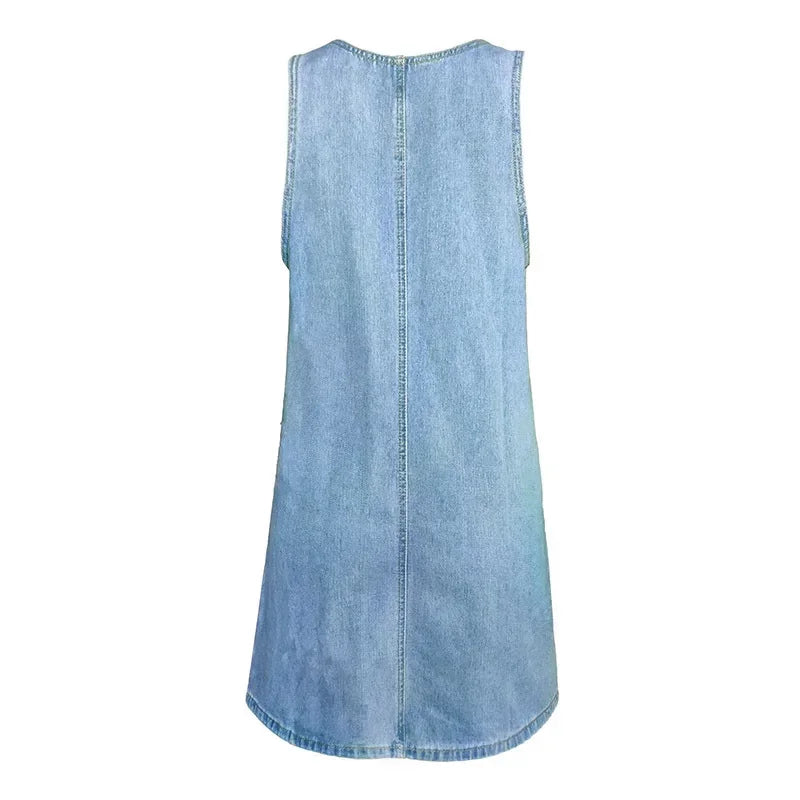 Sofia™ | Praktisk og let denimkjole til sommer