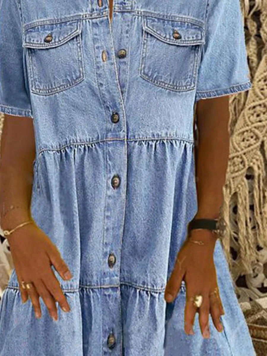 Sofia® | Boho Jeanskjole