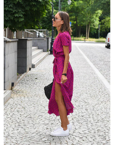 Suzanne | Elegant V-Hals Kjole