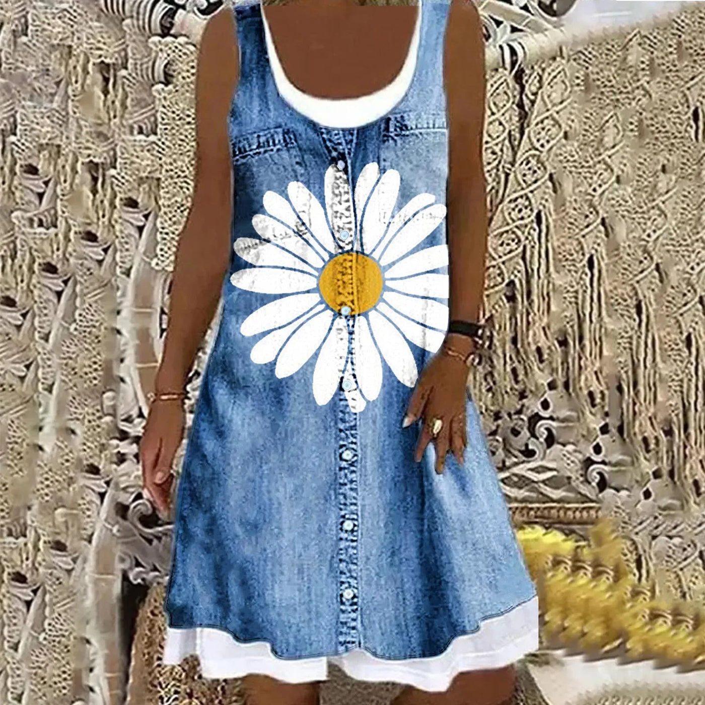 Sofia™ | Blød og elegant denimkjole