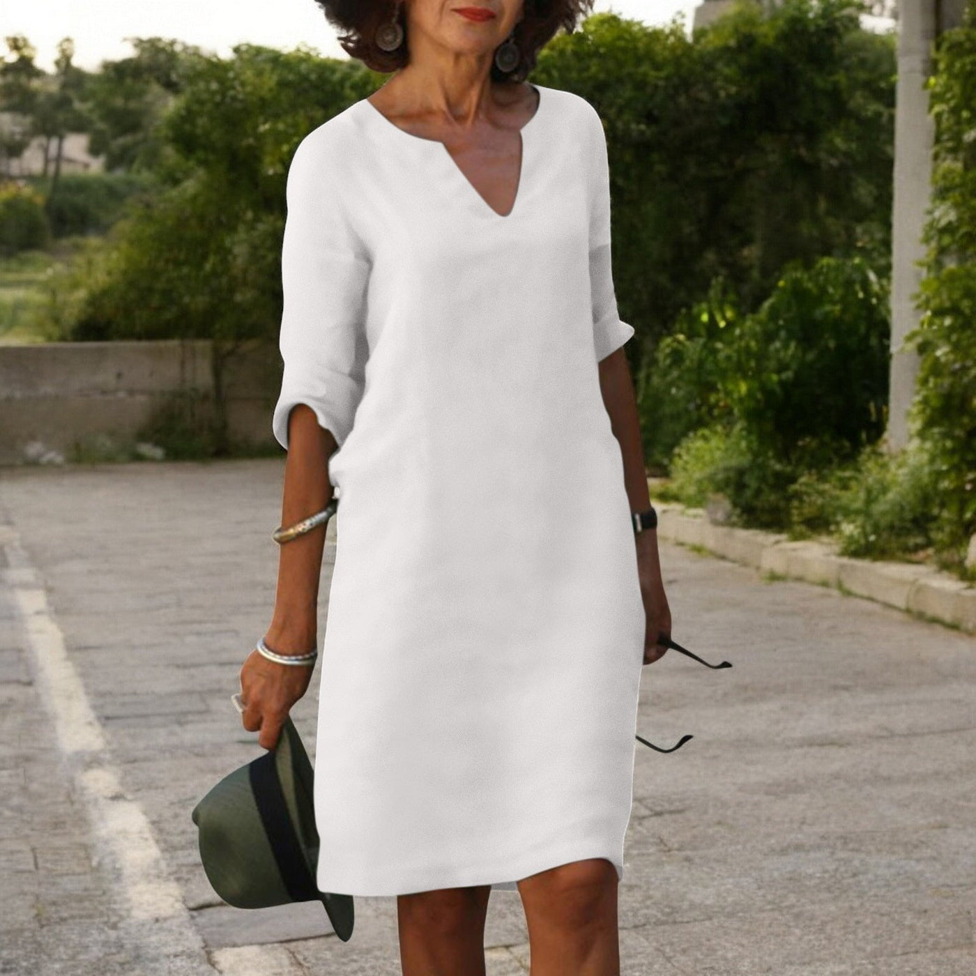 Jacqueline Straight Dress – Chic & Komfortabel