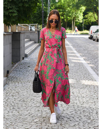 Suzanne | Elegant V-Hals Kjole