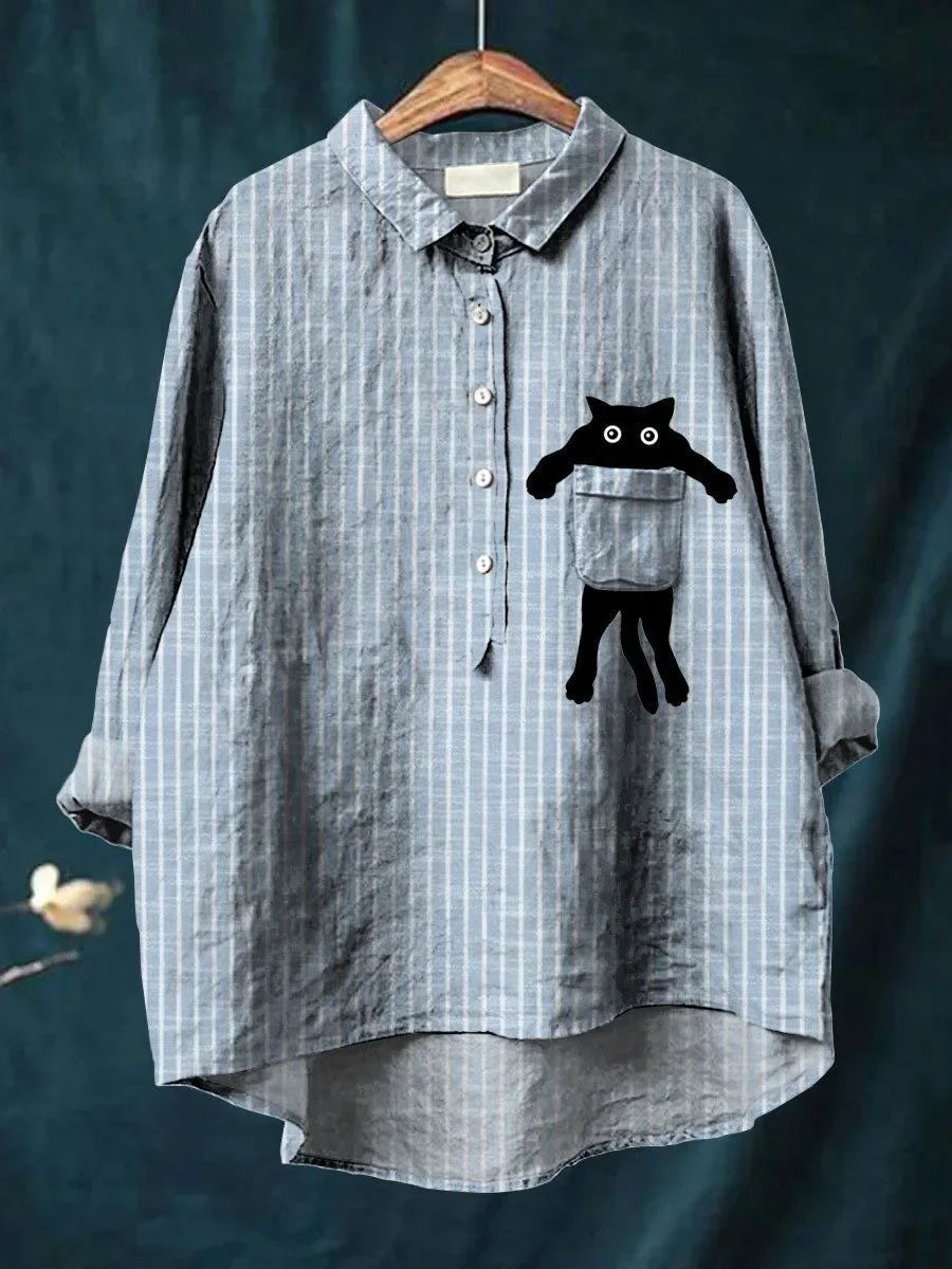 Sofia® | Casual T-shirt med lommeprint