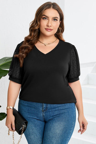 Helena | Elegant V-Hals Bluse