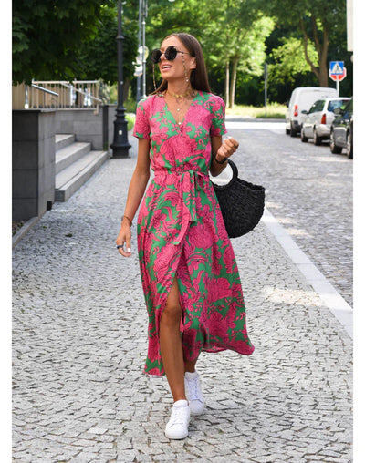 Suzanne | Elegant V-Hals Kjole