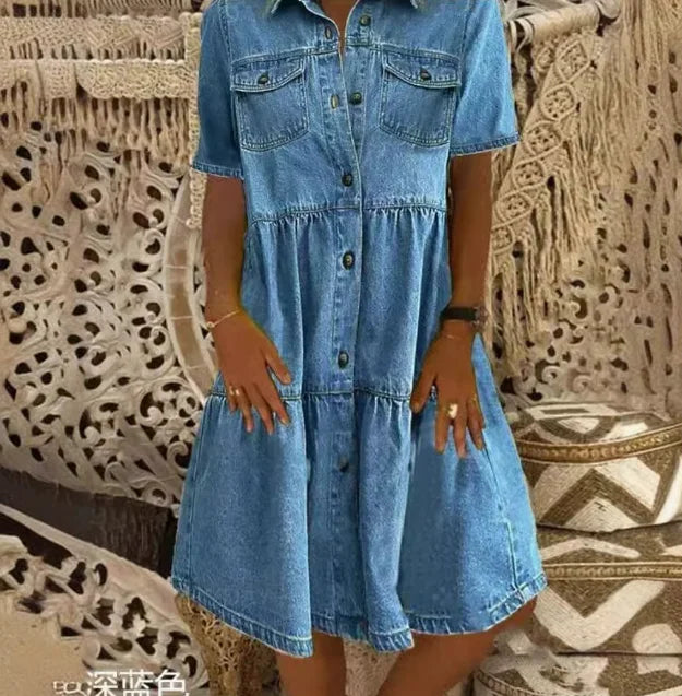Sofia® | Boho Jeanskjole