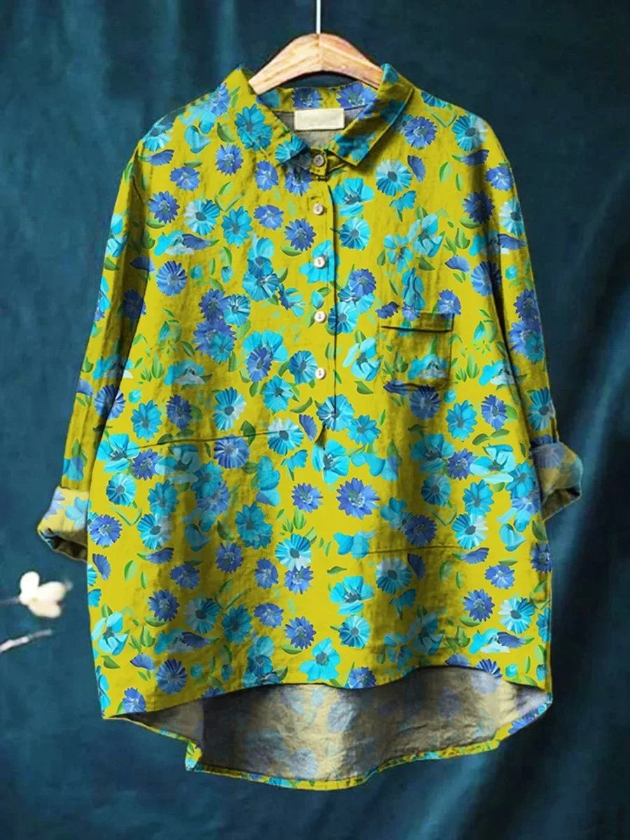 Sofia® | Elegant bluse med blomsterdesign