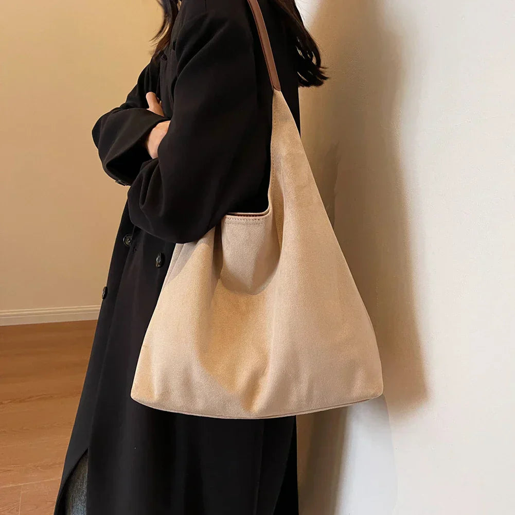 Jada | Sædderet Skind Tote Taske
