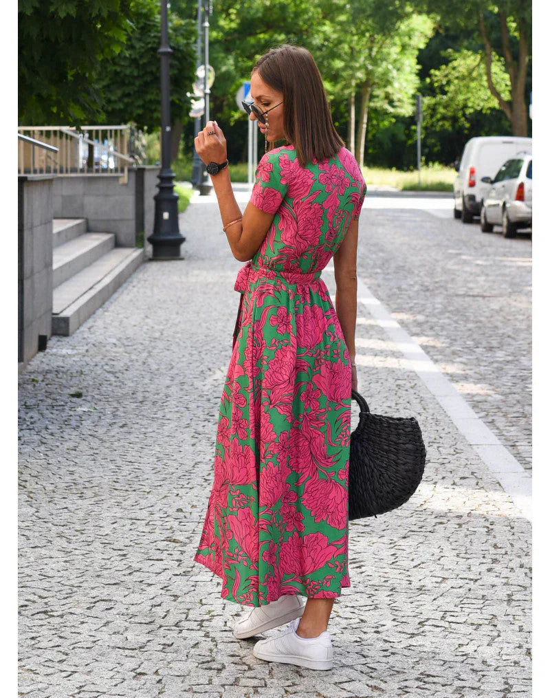 Suzanne | Elegant V-Hals Kjole