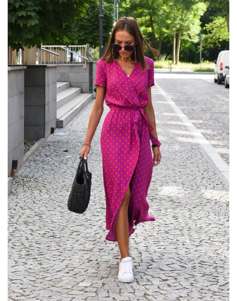 Suzanne | Elegant V-Hals Kjole