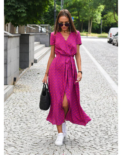Suzanne | Elegant V-Hals Kjole