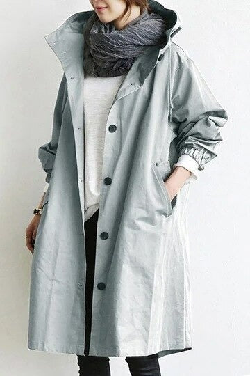 Mandy - Stilfuld Vandtæt Trench Coat