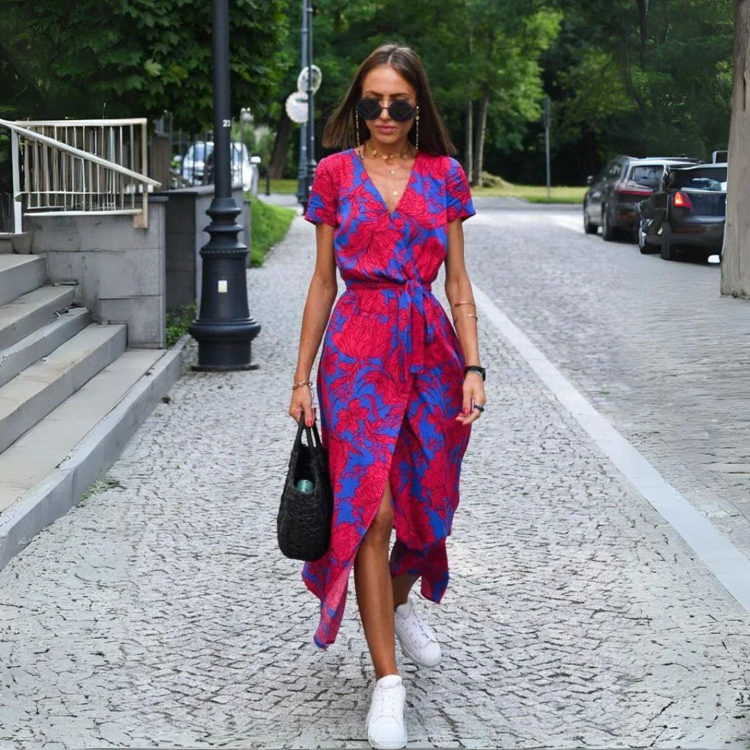 Suzanne | Elegant V-Hals Kjole