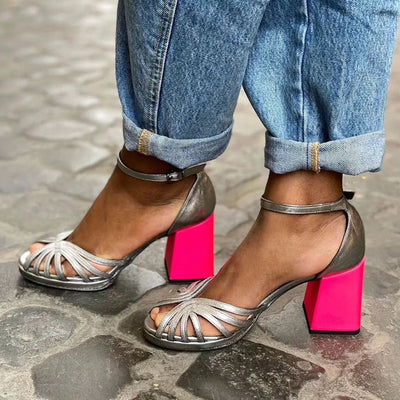 Marcella™ Sandaler med Glitrende Hæle