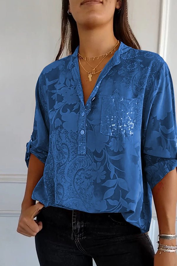 Pauline | Elegant Paillet Top