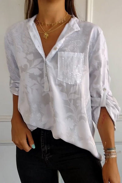 Pauline | Elegant Paillet Top