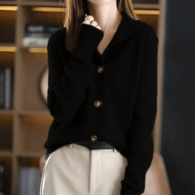 Anny - Luksuriøs Strikket Cardigan