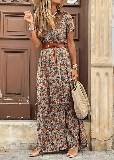 Romy Bohemian Kjole – Samlet Talje & Casual Chic