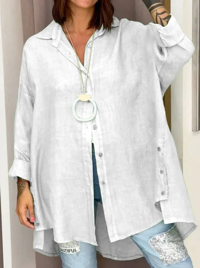 Nadine | Luksus Oversized Skjorte
