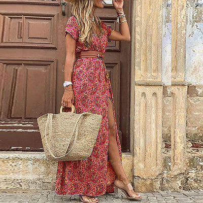 Romy Bohemian Kjole – Samlet Talje & Casual Chic