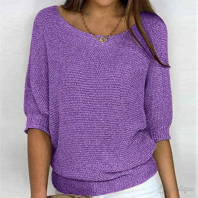 Luigia - Elegant Strik Sweater