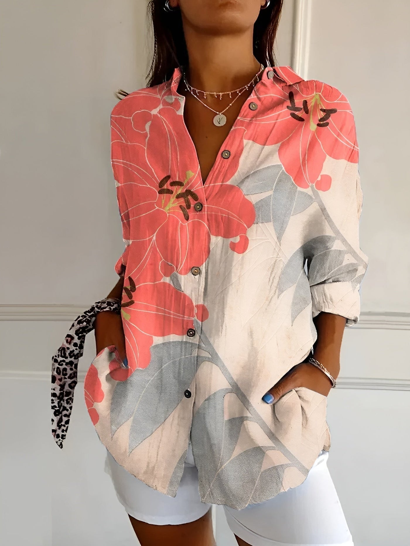 Maia | Blomster Sommerbluse