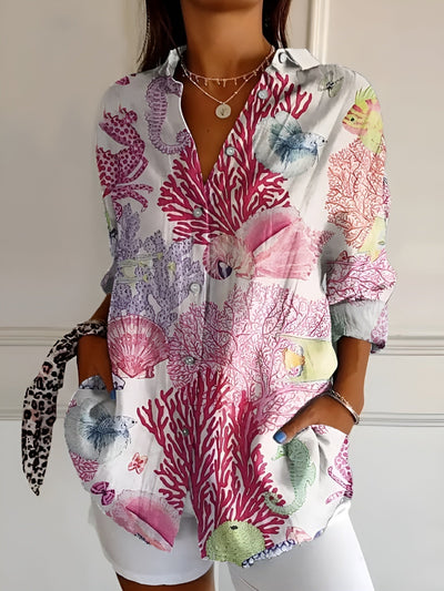 Maia | Blomster Sommerbluse